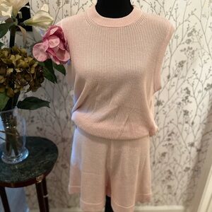 🕶️Pink Sleeveless Knit Set